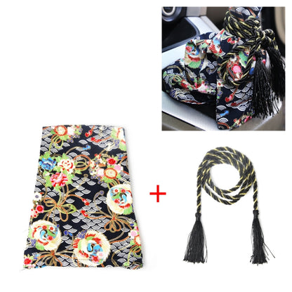 Car Personality Gear Cover Automatic Manual Gear Lever Dustproof Cover(Flying Crane) by buy2fix