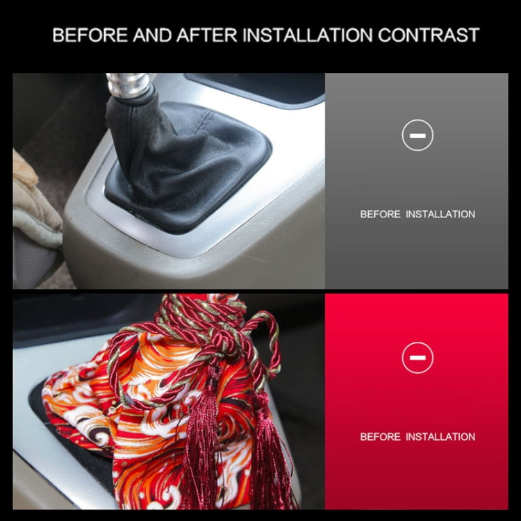 Car Personality Gear Cover Automatic Manual Gear Lever Dustproof Cover(Koi Red) by buy2fix