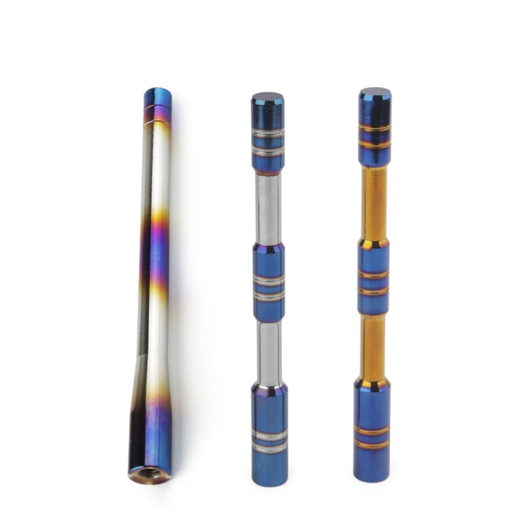 Car Modified Aluminum Signal Antenna Aerial(Blue + Silver) by buy2fix