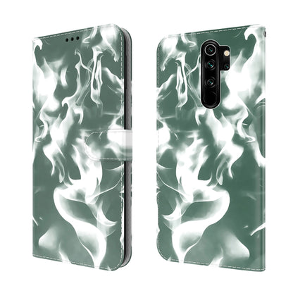 For Xiaomi Redmi Note 8 Pro Cloud Fog Pattern Horizontal Flip Leather Case with Holder & Card Slot & Wallet(Dark Green) - Xiaomi Cases by buy2fix | Online Shopping UK | buy2fix