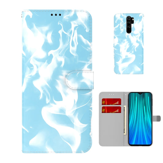 For Xiaomi Redmi Note 8 Pro Cloud Fog Pattern Horizontal Flip Leather Case with Holder & Card Slot & Wallet(Sky Blue) - Xiaomi Cases by buy2fix | Online Shopping UK | buy2fix