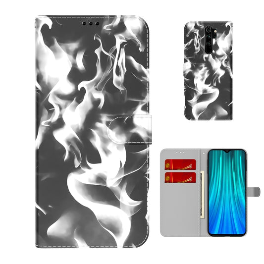 For Xiaomi Redmi Note 8 Pro Cloud Fog Pattern Horizontal Flip Leather Case with Holder & Card Slot & Wallet(Black) - Xiaomi Cases by buy2fix | Online Shopping UK | buy2fix