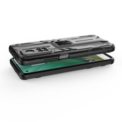 For Xiaomi Mi 10T 5G Supersonic PC + TPU Shock-proof Protective Case with Holder(Blue) - Xiaomi Cases by buy2fix | Online Shopping UK | buy2fix