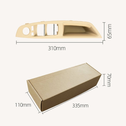 Car Left Front Inner Door Armrest for BMW  5 Series F10 / F18, Left Driving(Mocha) - Door Handles by buy2fix | Online Shopping UK | buy2fix