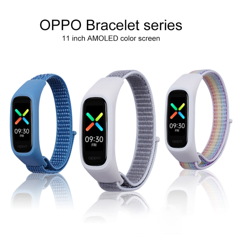 For OPPO Watch Nylon Watch Band(Dark Blue) -  by buy2fix | Online Shopping UK | buy2fix