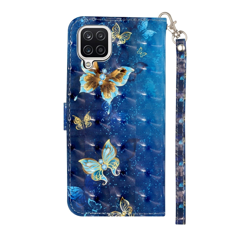 For Samsung Galaxy A22 4G 3D Pattern Horizontal Flip PU Leather Case with Holder & Card Slots & Wallet(Rankine Butterfly) by buy2fix