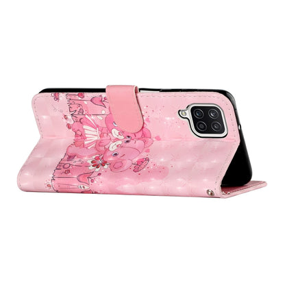 For Samsung Galaxy A22 4G 3D Pattern Horizontal Flip PU Leather Case with Holder & Card Slots & Wallet(Little Bear) by buy2fix