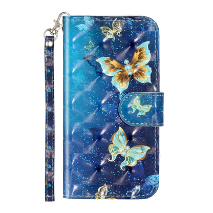 For Samsung Galaxy S21 FE 5G 3D Pattern Horizontal Flip PU Leather Case with Holder & Card Slots & Wallet(Rankine Butterfly) by buy2fix