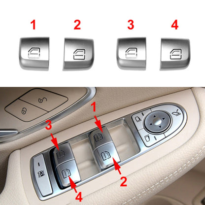 Car Window Glass Lift Switch Button for Mercedes-Benz W205 / W253 after 2015(No.3 Button) - Car Switches by buy2fix | Online Shopping UK | buy2fix