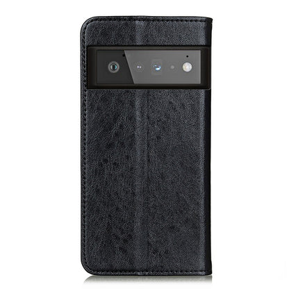 For Google Pixel 6 Pro Magnetic Crazy Horse Texture Horizontal Flip Leather Case with Holder & Card Slots & Wallet(Black) - Google Cases by buy2fix | Online Shopping UK | buy2fix