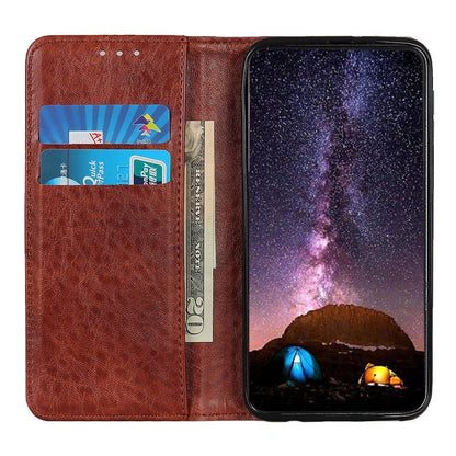 For Google Pixel 6 Pro Magnetic Crazy Horse Texture Horizontal Flip Leather Case with Holder & Card Slots & Wallet(Brown) - Google Cases by buy2fix | Online Shopping UK | buy2fix