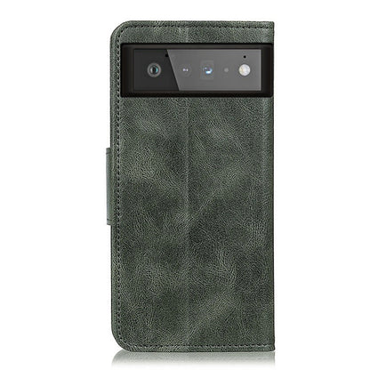 For Google Pixel 6 Mirren Crazy Horse Texture Horizontal Flip Leather Case with Holder & Card Slots & Wallet(Dark Green) - Google Cases by buy2fix | Online Shopping UK | buy2fix