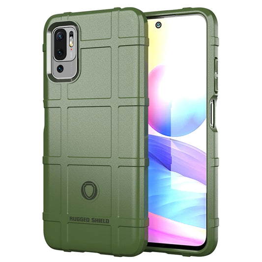 For Xiaomi Redmi Note 10 5G Full Coverage Shockproof TPU Case(Green) - Xiaomi Cases by buy2fix | Online Shopping UK | buy2fix