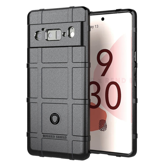 For Google Pixel 6 Pro Full Coverage Shockproof TPU Case(Black) - Google Cases by buy2fix | Online Shopping UK | buy2fix
