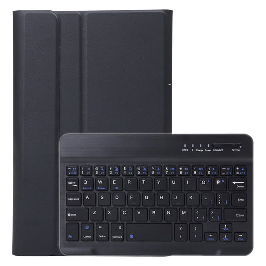 A220 Splittable Bluetooth Keyboard Leather Tablet Case for Samsung Galaxy Tab A7 Lite 8.7 T220 / T225, with Holder & Elastic Band Function(Black) - Samsung Keyboard by buy2fix | Online Shopping UK | buy2fix