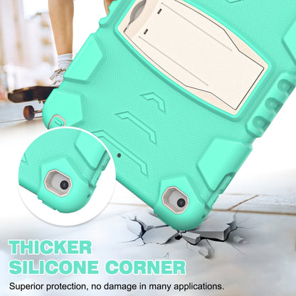 3-Layer Protection Screen Frame + PC + Silicone Shockproof Combination Case with Holder For iPad mini 5 / 4(Mint Green) - iPad mini (2019) / mini 5 Cases by buy2fix | Online Shopping UK | buy2fix