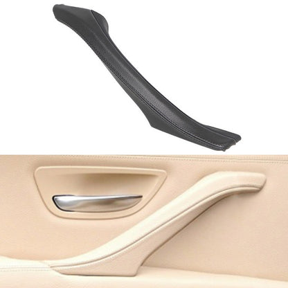 Car Leather Right Side Inner Door Handle Assembly 51417225854 for BMW 5 Series F10 / F18 2011-2017(Black) - Door Handles by buy2fix | Online Shopping UK | buy2fix