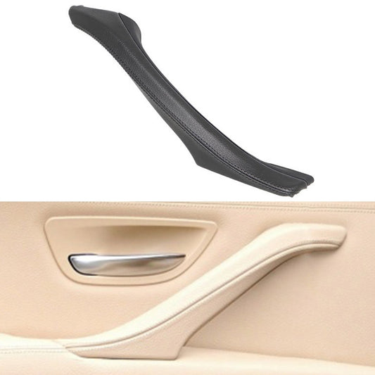 Car Leather Right Side Inner Door Handle Assembly 51417225854 for BMW 5 Series F10 / F18 2011-2017(Black) - Door Handles by buy2fix | Online Shopping UK | buy2fix