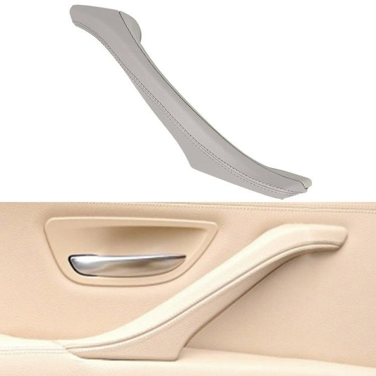 Car Leather Right Side Inner Door Handle Assembly 51417225854 for BMW 5 Series F10 / F18 2011-2017(Grey) - Door Handles by buy2fix | Online Shopping UK | buy2fix