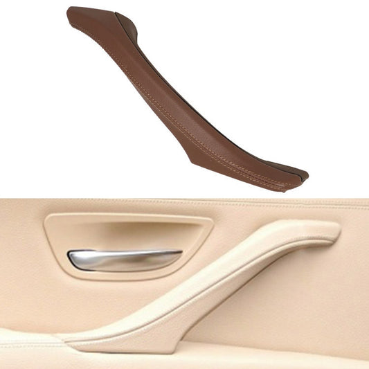 Car Leather Right Side Inner Door Handle Assembly 51417225854 for BMW 5 Series F10 / F18 2011-2017(Wine Red) - Door Handles by buy2fix | Online Shopping UK | buy2fix