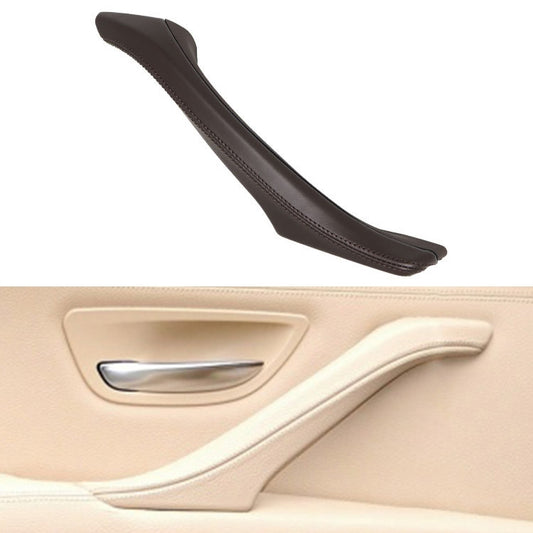 Car Leather Right Side Inner Door Handle Assembly 51417225854 for BMW 5 Series F10 / F18 2011-2017(Mocha) - Door Handles by buy2fix | Online Shopping UK | buy2fix