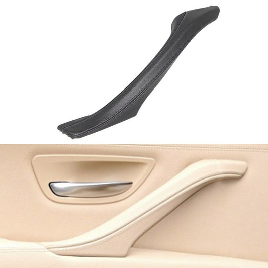 Car Leather Left Side Inner Door Handle Assembly 51417225854 for BMW 5 Series F10 / F18 2011-2017(Black) - Door Handles by buy2fix | Online Shopping UK | buy2fix