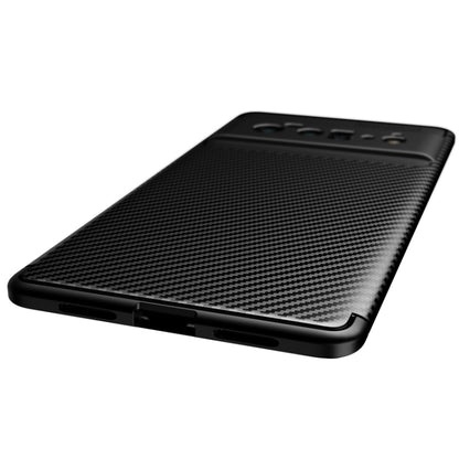 For Google Pixel 6 Pro Carbon Fiber Texture Shockproof TPU Case(Black) - Google Cases by buy2fix | Online Shopping UK | buy2fix