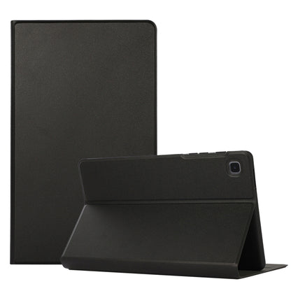 For Samsung Galaxy Tab A7 Lite 8.4 T220/225 Voltage Craft Texture TPU Horizontal Flip Protective Case with Holder(Black) - Tab A7 Lite T220 / T225 by buy2fix | Online Shopping UK | buy2fix