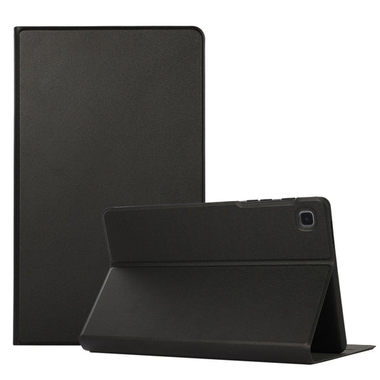 For Samsung Galaxy Tab A7 Lite 8.4 T220/225 Voltage Craft Texture TPU Horizontal Flip Protective Case with Holder(Black) - Tab A7 Lite T220 / T225 by buy2fix | Online Shopping UK | buy2fix