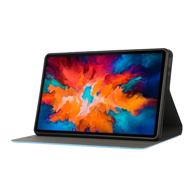 For Lenovo Tab M8 8705/8505 Voltage Craft Texture TPU Horizontal Flip Protective Case with Holder(Sky Blue) - Lenovo by buy2fix | Online Shopping UK | buy2fix