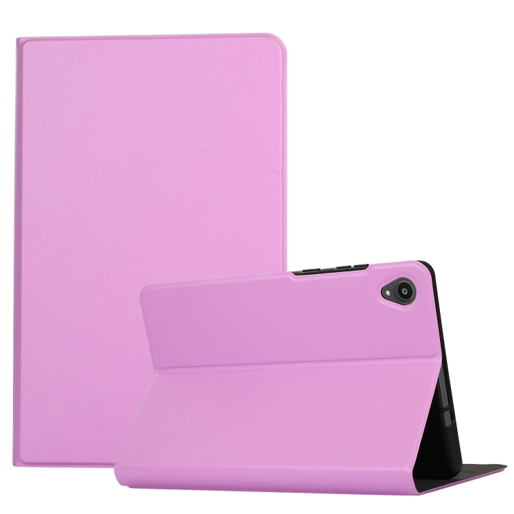 For Lenovo Tab M8 8705/8505 Voltage Craft Texture TPU Horizontal Flip Protective Case with Holder(Purple) - Lenovo by buy2fix | Online Shopping UK | buy2fix