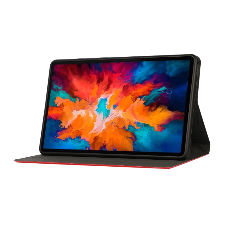 For Lenovo Tab M8 8705/8505 Voltage Craft Texture TPU Horizontal Flip Protective Case with Holder(Red) - Lenovo by buy2fix | Online Shopping UK | buy2fix