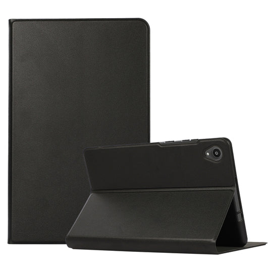 For Lenovo Tab M8 8705/8505 Voltage Craft Texture TPU Horizontal Flip Protective Case with Holder(Black) - Lenovo by buy2fix | Online Shopping UK | buy2fix