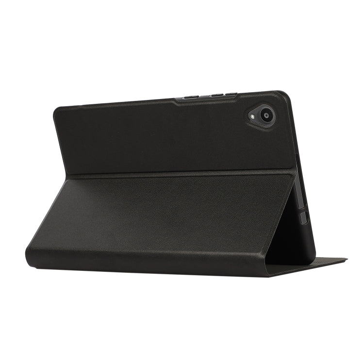 For Lenovo Tab M8 8705/8505 Voltage Craft Texture TPU Horizontal Flip Protective Case with Holder(Black) - Lenovo by buy2fix | Online Shopping UK | buy2fix