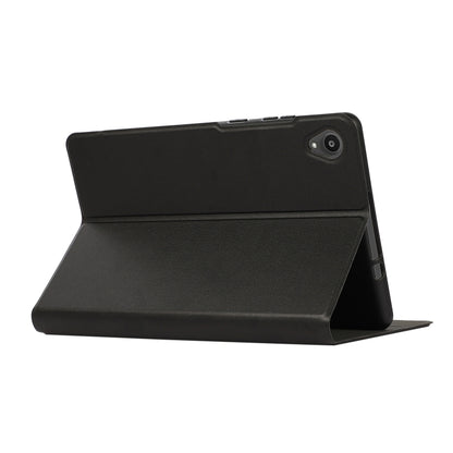For Lenovo Tab M8 8705/8505 Voltage Craft Texture TPU Horizontal Flip Protective Case with Holder(Black) - Lenovo by buy2fix | Online Shopping UK | buy2fix