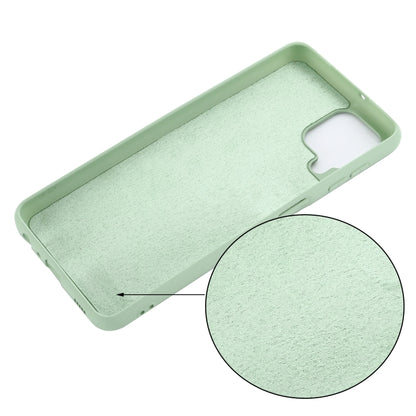 For Samsung Galaxy A22 4G Solid Color Liquid Silicone Dropproof Full Coverage Protective Case(Green) by buy2fix