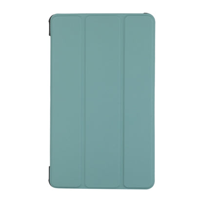 For Samsung Galaxy Tab A7 Lite 8.4 T220/225 3-folding Skin Texture Horizontal Flip TPU + PU Leather Case with Holder(Green) - Tab A7 Lite T220 / T225 by buy2fix | Online Shopping UK | buy2fix
