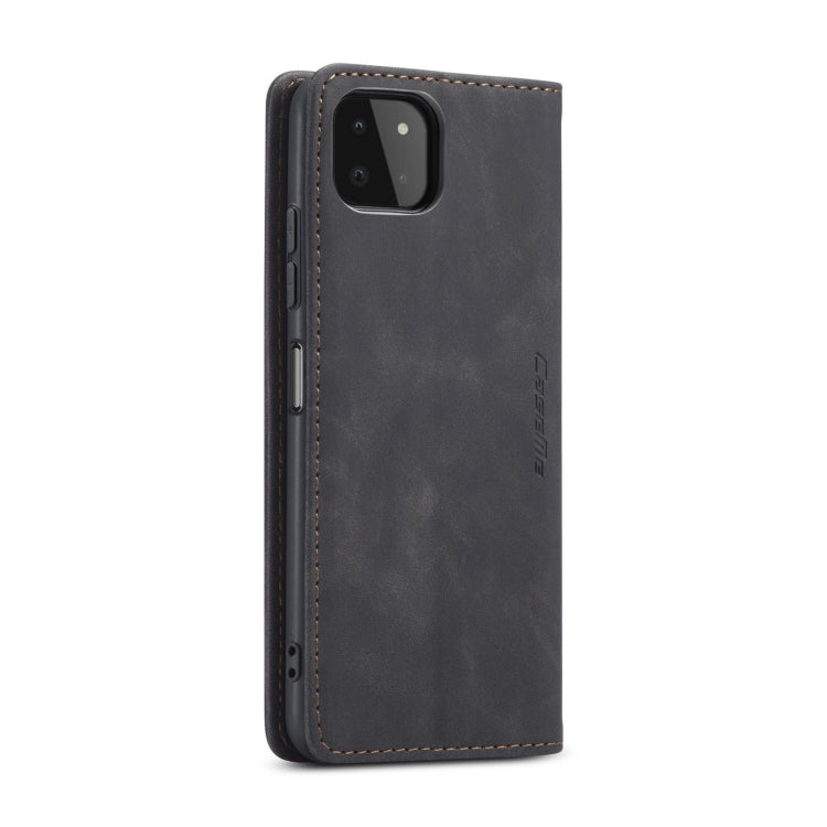 For Samsung Galaxy A22 5G CaseMe 013 Multifunctional Horizontal Flip Leather Case with Card Slot & Holder & Wallet(Black) - Galaxy Phone Cases by CaseMe | Online Shopping UK | buy2fix