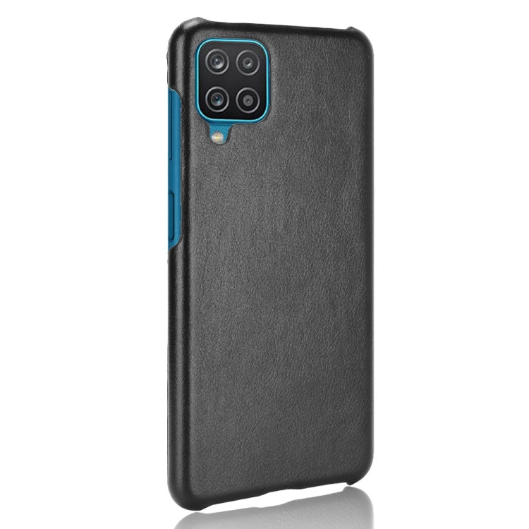 For Samsung Galaxy A22 4G Shockproof Litchi Texture PC + PU Case(Black) by buy2fix