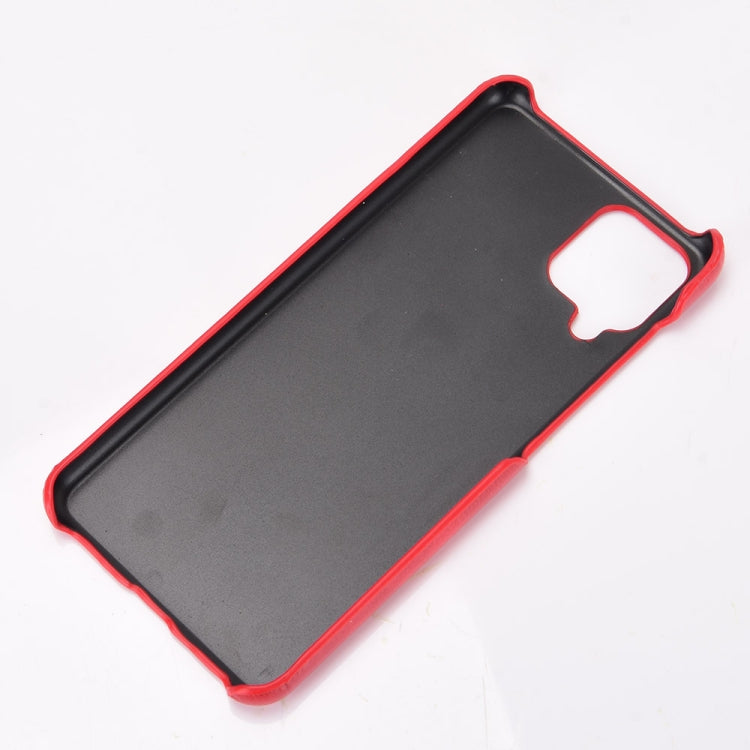 For Samsung Galaxy A22 4G Shockproof Litchi Texture PC + PU Case(Black) by buy2fix