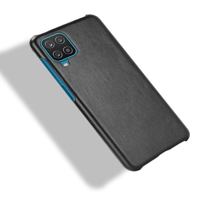 For Samsung Galaxy A22 4G Shockproof Litchi Texture PC + PU Case(Black) by buy2fix