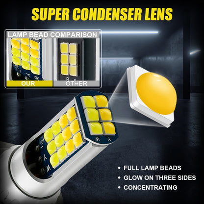 2 PCS V6 9006 DC9-36V 30W 3000LM IP65 Car LED Double Color Fog Light with 30LEDs SMD-2525 Lamp - Fog / Driving Lights by buy2fix | Online Shopping UK | buy2fix