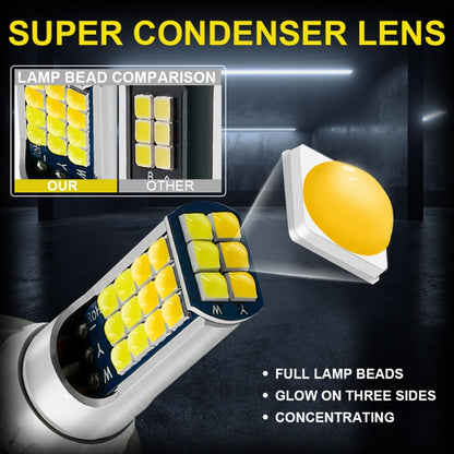 2 PCS V6 H7 DC9-36V 30W 3000LM IP65 Car LED Double Color Fog Light with 30LEDs SMD-2525 Lamp - Fog / Driving Lights by buy2fix | Online Shopping UK | buy2fix