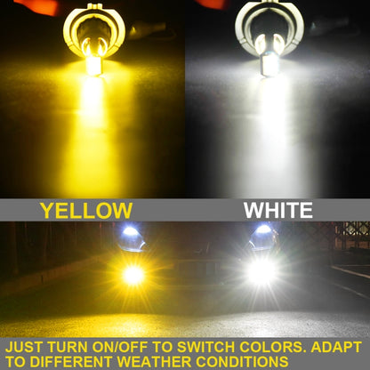 2 PCS V6 H7 DC9-36V 30W 3000LM IP65 Car LED Double Color Fog Light with 30LEDs SMD-2525 Lamp - Fog / Driving Lights by buy2fix | Online Shopping UK | buy2fix