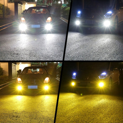 2 PCS V6 H7 DC9-36V 30W 3000LM IP65 Car LED Double Color Fog Light with 30LEDs SMD-2525 Lamp - Fog / Driving Lights by buy2fix | Online Shopping UK | buy2fix