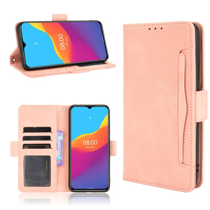For Ulefone Note 10 Skin Feel Calf Pattern Horizontal Flip Leather Case with Holder & Card Slots & Photo Frame(Pink) - Ulefone Cases by buy2fix | Online Shopping UK | buy2fix