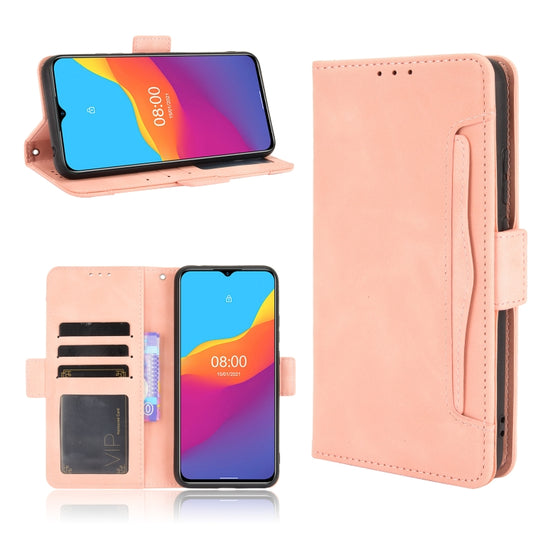For Ulefone Note 10 Skin Feel Calf Pattern Horizontal Flip Leather Case with Holder & Card Slots & Photo Frame(Pink) - Ulefone Cases by buy2fix | Online Shopping UK | buy2fix