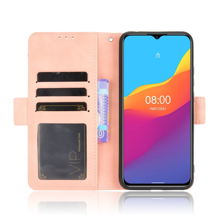For Ulefone Note 10 Skin Feel Calf Pattern Horizontal Flip Leather Case with Holder & Card Slots & Photo Frame(Pink) - Ulefone Cases by buy2fix | Online Shopping UK | buy2fix