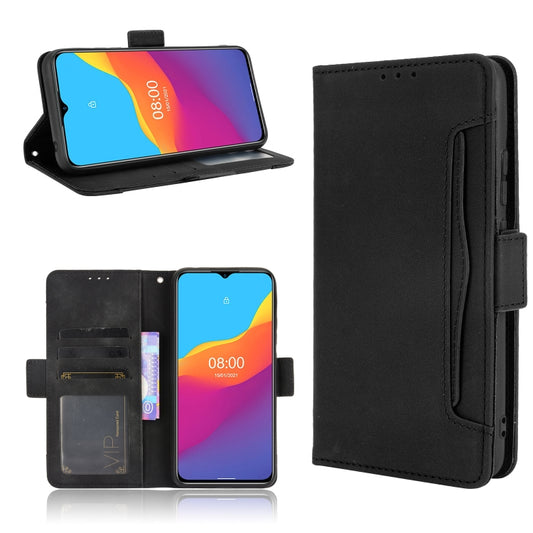 For Ulefone Note 10 Skin Feel Calf Pattern Horizontal Flip Leather Case with Holder & Card Slots & Photo Frame(Black) - Ulefone Cases by buy2fix | Online Shopping UK | buy2fix