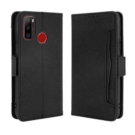 For Ulefone Note 10 Skin Feel Calf Pattern Horizontal Flip Leather Case with Holder & Card Slots & Photo Frame(Black) - Ulefone Cases by buy2fix | Online Shopping UK | buy2fix